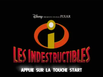 Disney-Pixar The Incredibles screen shot title